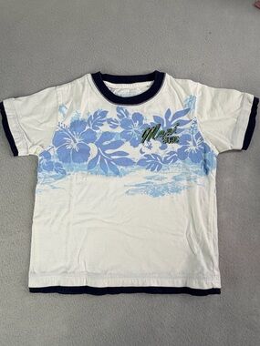 Arizona Boys Size Small Short Sleeve Shirt Hawaiian Graphic Tee